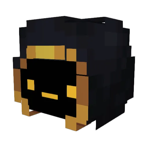 andyayun Minecraft avatar head, 3D render