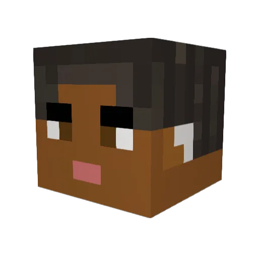 andybaby101 Minecraft avatar head, 3D render