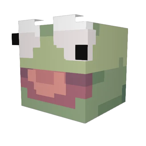 andyenep Minecraft avatar head, 3D render