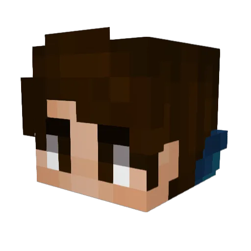 andykuz7 Minecraft avatar head, 3D render