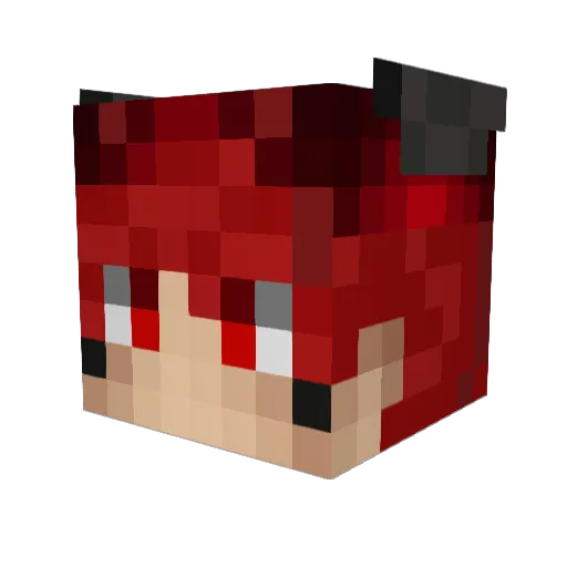 andylm19 Minecraft avatar head, 3D render