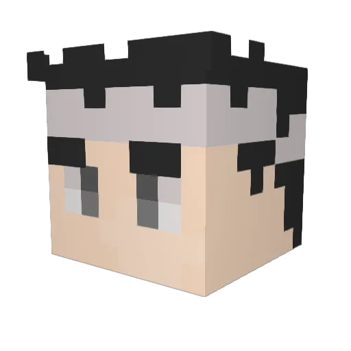 andyltz Minecraft avatar head, 3D render