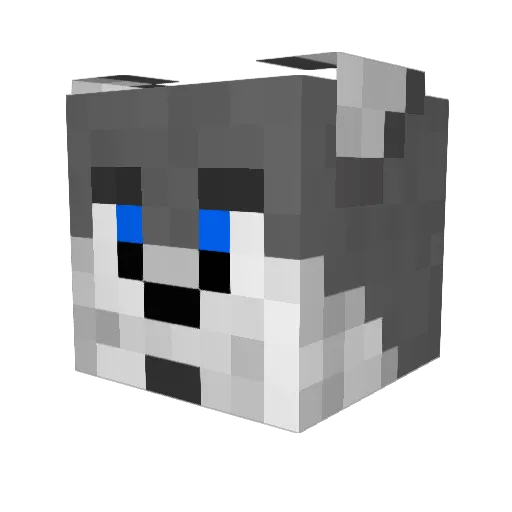 andypants152 Minecraft avatar head, 3D render