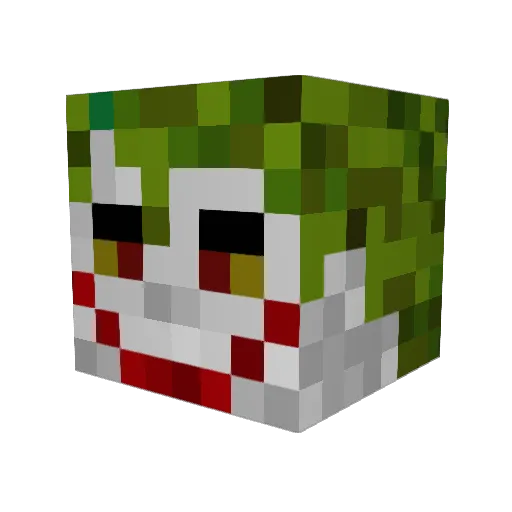 andypp16 Minecraft avatar head, 3D render