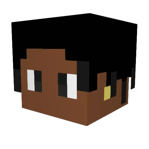andyson360 Minecraft avatar head, 3D render