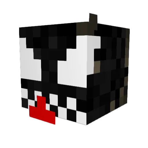 andyvandewall Minecraft avatar head, 3D render