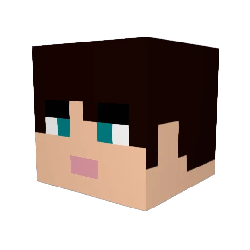andywalker35 Minecraft avatar head, 3D render