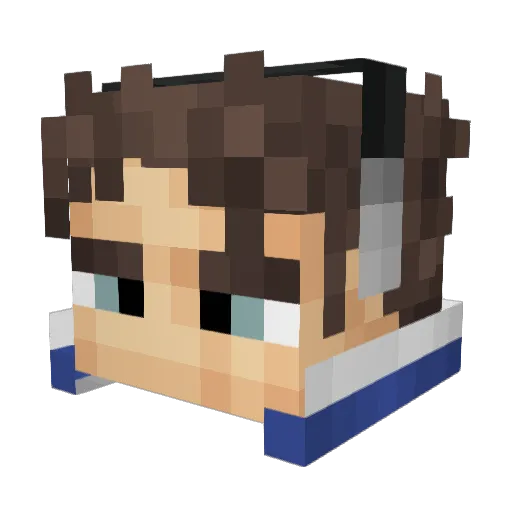 andyyoxx Minecraft avatar head, 3D render