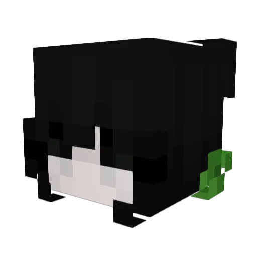 aneantri Minecraft avatar head, 3D render