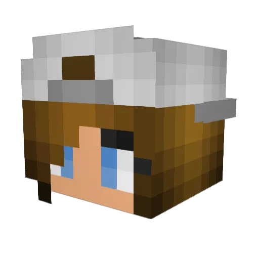 anessa1312 Minecraft avatar head, 3D render