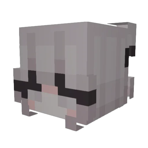 anetkettn Minecraft avatar head, 3D render