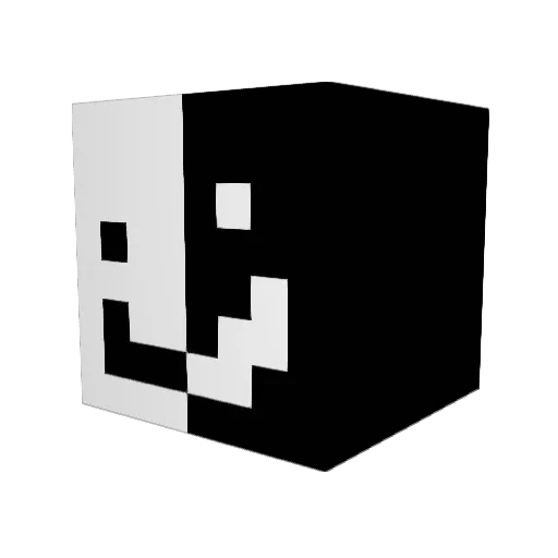 anexki Minecraft avatar head, 3D render