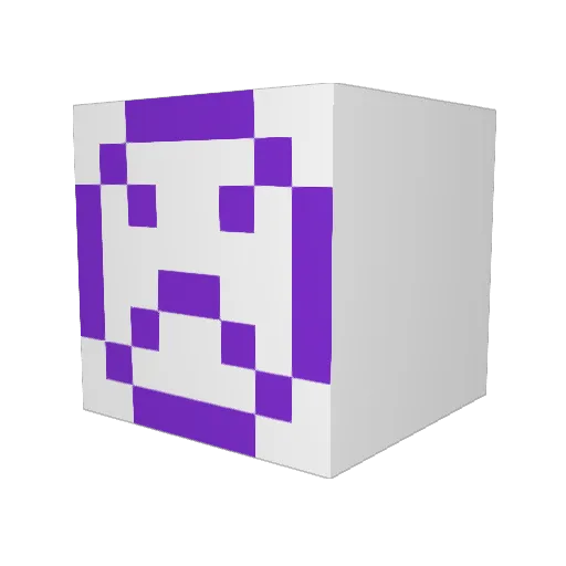anezo Minecraft avatar head, 3D render