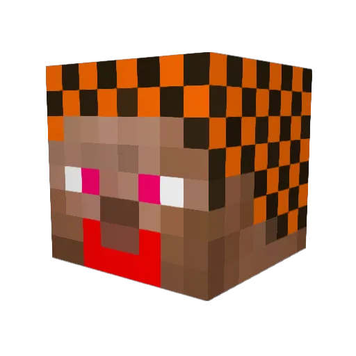 ang3lb0y Minecraft avatar head, 3D render