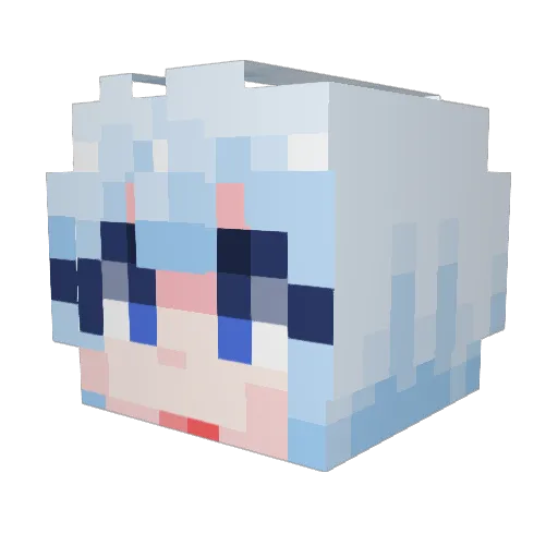 angel0380 Minecraft avatar head, 3D render