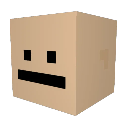 angel0ffirejr Minecraft avatar head, 3D render