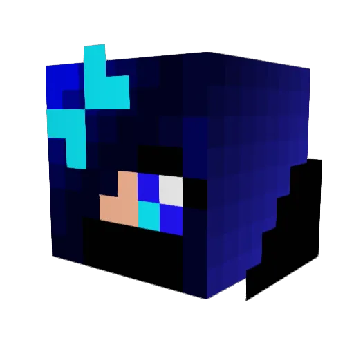 angel1775 Minecraft avatar head, 3D render