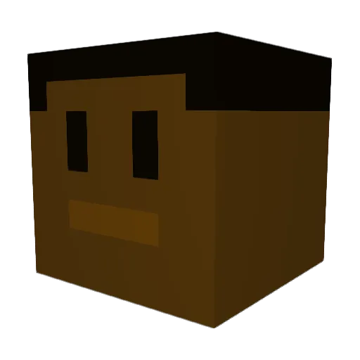angel1ca Minecraft avatar head, 3D render