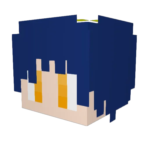 angel200302 Minecraft avatar head, 3D render