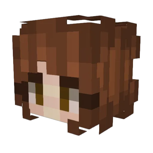angel2988 Minecraft avatar head, 3D render