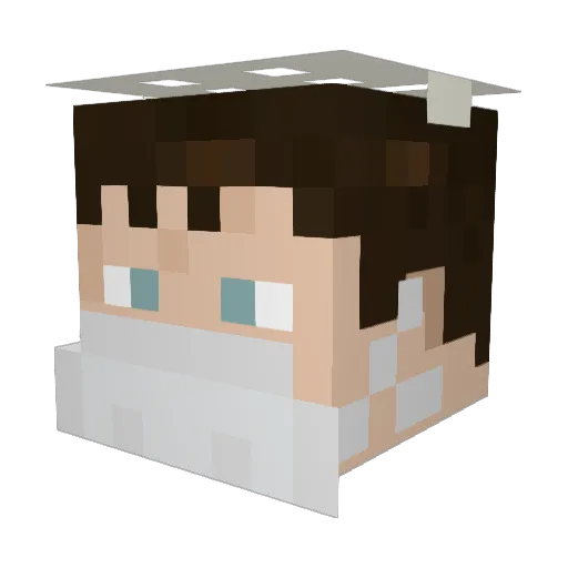 angel490325 Minecraft avatar head, 3D render