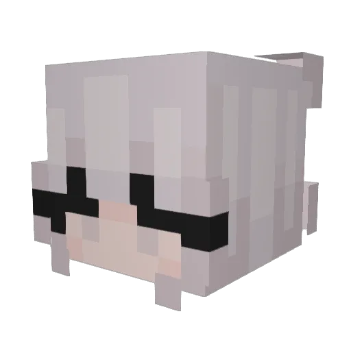 angel6895 Minecraft avatar head, 3D render