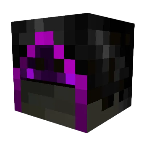 angelCLF Minecraft avatar head, 3D render