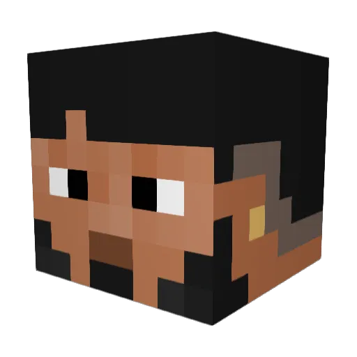 angel_2blea Minecraft avatar head, 3D render