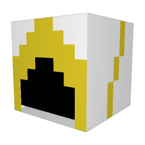 angel_guard Minecraft avatar head, 3D render