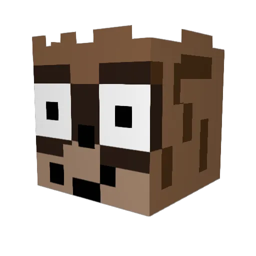 angelaaahhhh Minecraft avatar head, 3D render