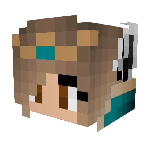angelathena5 Minecraft avatar head, 3D render