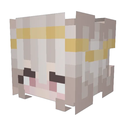 angelbb123 Minecraft avatar head, 3D render