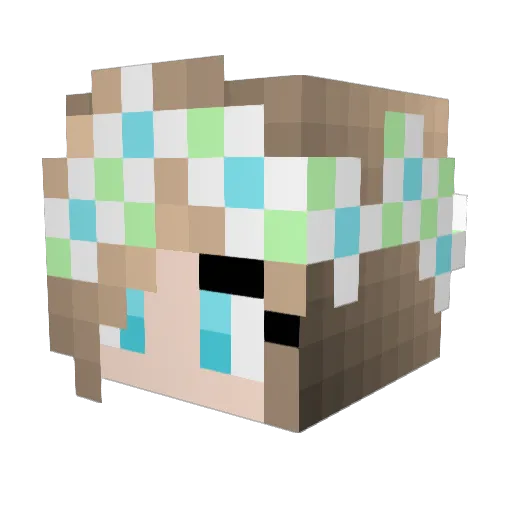 angelcheesecake9 Minecraft avatar head, 3D render