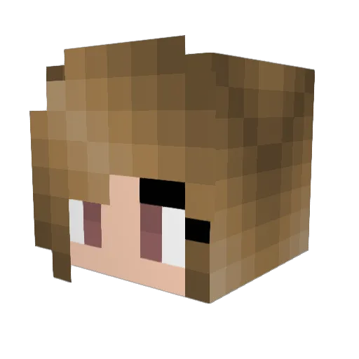 angelena174 Minecraft avatar head, 3D render
