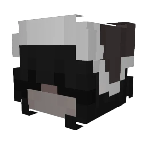 angeletic Minecraft avatar head, 3D render