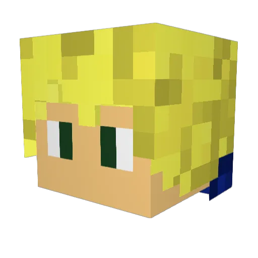 angelfire127 Minecraft avatar head, 3D render