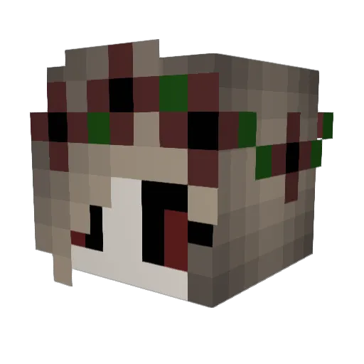 angelic_death Minecraft avatar head, 3D render