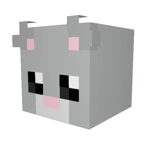 angelicac14 Minecraft avatar head, 3D render