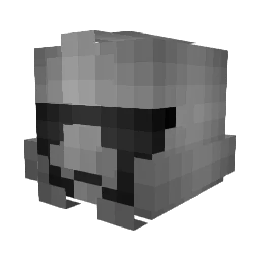 angelicdetrious Minecraft avatar head, 3D render