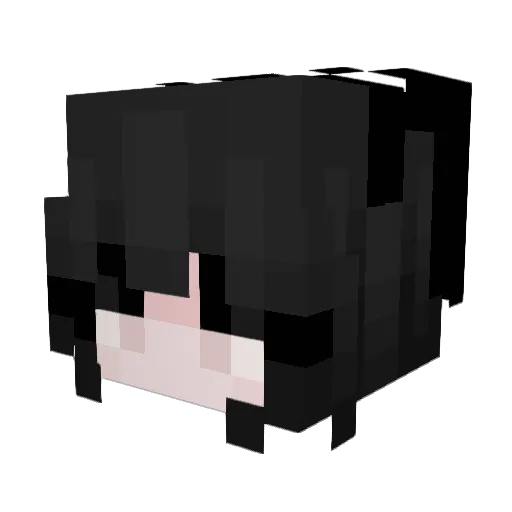 angeliclight0 Minecraft avatar head, 3D render