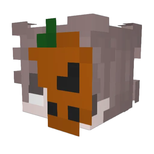 angelitolol Minecraft avatar head, 3D render