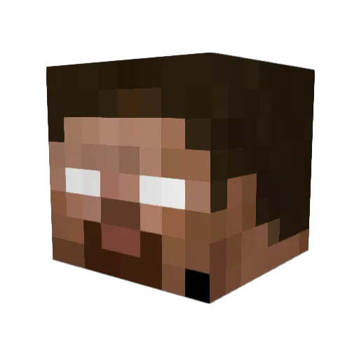 angelmuffins Minecraft avatar head, 3D render