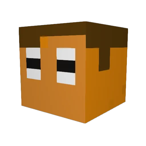 angelmum66 Minecraft avatar head, 3D render