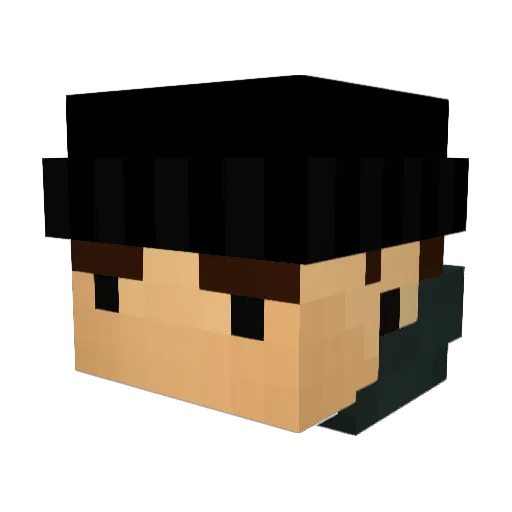 angelo_asc Minecraft avatar head, 3D render