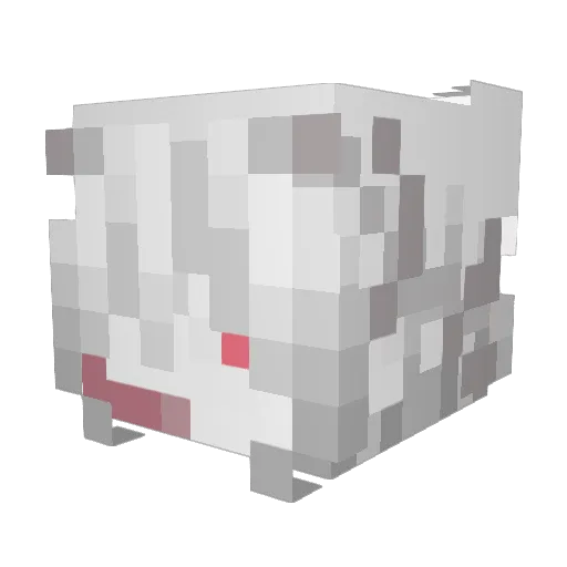 angelotum Minecraft avatar head, 3D render