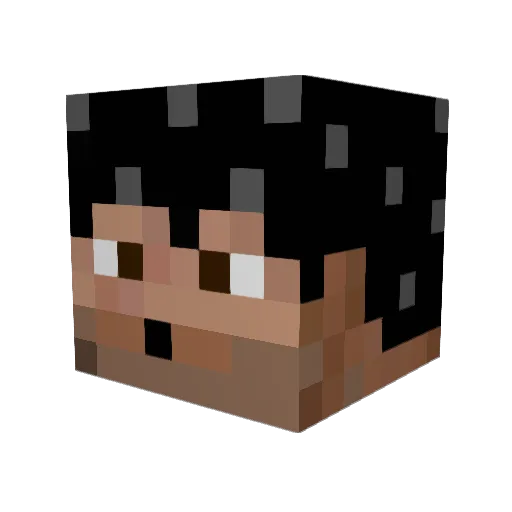 angelovm11 Minecraft avatar head, 3D render