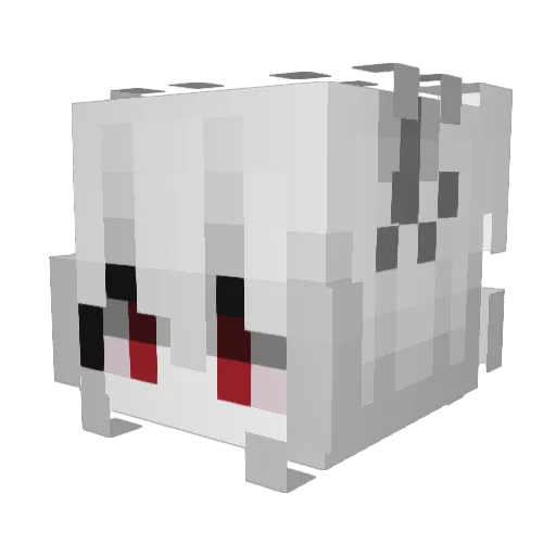 angelsgate Minecraft avatar head, 3D render