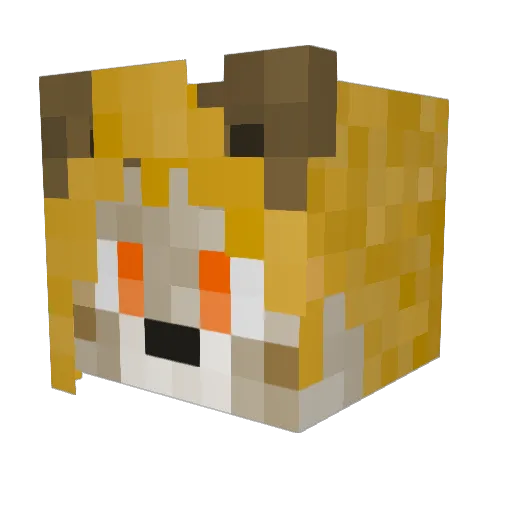 angelsyc_ Minecraft avatar head, 3D render