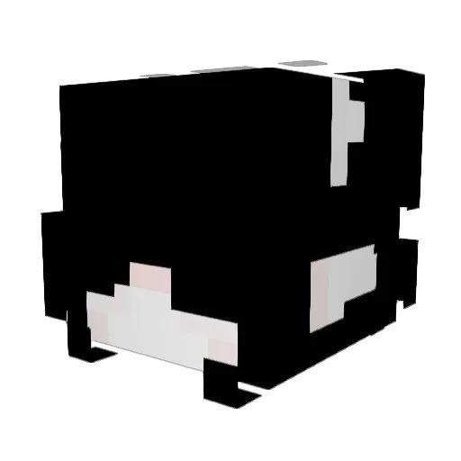 angelyards Minecraft avatar head, 3D render
