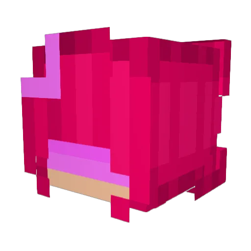 angemms Minecraft avatar head, 3D render